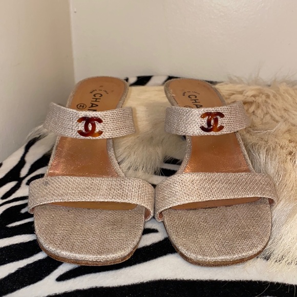 Chanel heel high Sandal size 38 - Picture 3 of 14